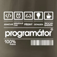 Čárový kód - programátor