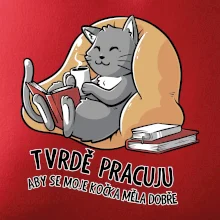 Tvrdě pracuju, aby se kočka měla dobře