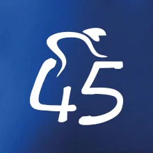 Cyklista slaví pětačtyřicítku (45)