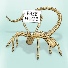 Vetřelec - free hugs (Hana-creative)