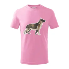 Německý ovčák - hnědý kreslený