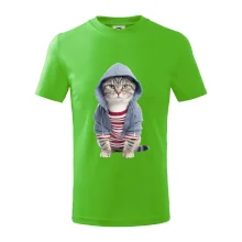 Kočka v pruhovaném triku