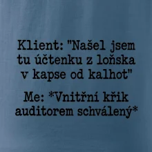 Klient a vnitřní auditorský křik