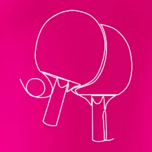 Pálky na stolní tenis jedním tahem