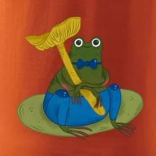 Žába s houbou  (studio-arte.cz)