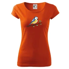 Sýkorka modřinka na větvi