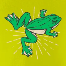 Žába zelená kreslená