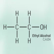 Molekulární struktura Ethanol