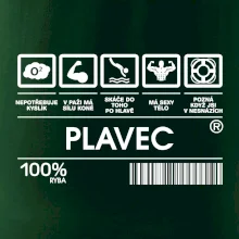 Čárový kód  - Plavec/plavkyně