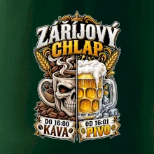 Záříjový chlap -  do 16 káva  od 16 pivo