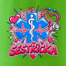 Sestřička  - komiksový kříž