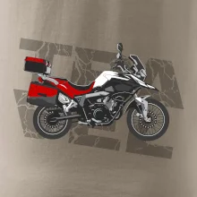 Cestovní enduro červená