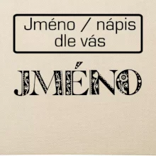 Folklor - jméno - nápis