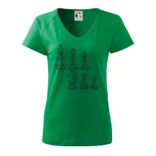 Šachové figurky kreslené