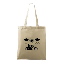 Motorkář za každého počasí - chopper