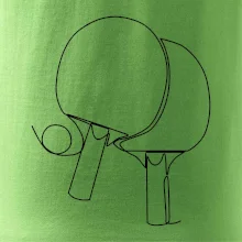 Pálky na stolní tenis jedním tahem