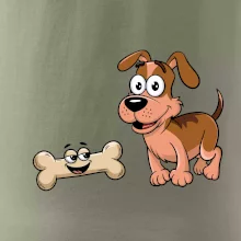 Parové triko - Pes a kost