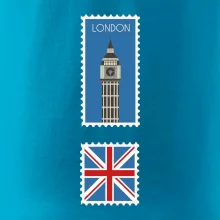 Londýn známka barevná