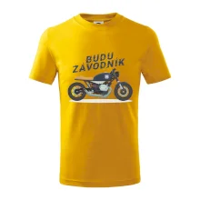 Budu závodník  modrý cafe racer