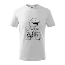 Roztomilý Dinosaurus na kole