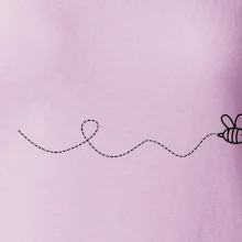 Dráha letu včely - vlnovka