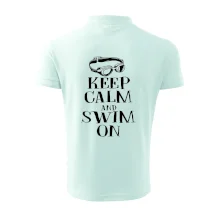 Keep calm and swim on