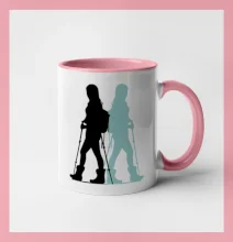 Nordic walking figury - žena