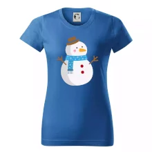 Sněhulák se šálou