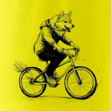 Vlk na kole Vlk na kole