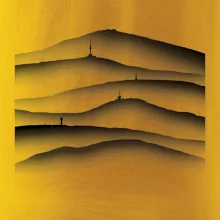 Stínované siluety Českých hor