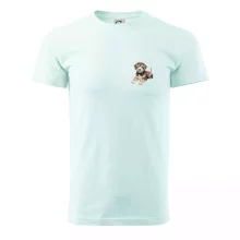 Lagotto romagnolo ležicí vyšívaný na prsu