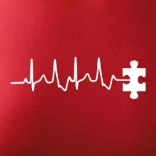 EKG puzzle rozpojené