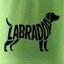 Labrador nápis v těle