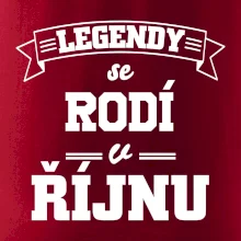 Legendy se rodí v říjnu