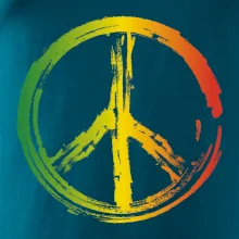 Peace symbol paint