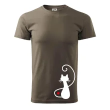 Zamilovaná kočka zpředu