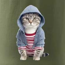 Kočka v pruhovaném triku