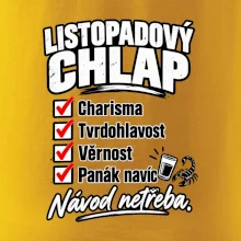 Listopadový chlap charisma a panák navíc