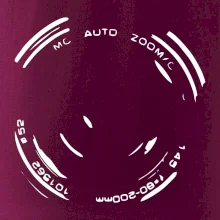 Foto objektiv obtisk