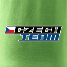 Czech team s vlajkou - Mistrovství světa v ledním hokeji 2025