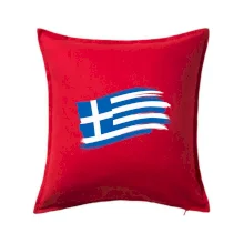 Řecko vlajka - štětkou