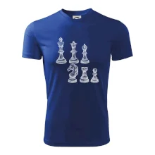 Šachové figurky kreslené