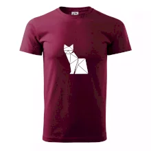 Origami kočka z boku