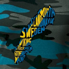 Mapy - názvy měst - Švédsko