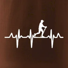 EKG nordic walking muž