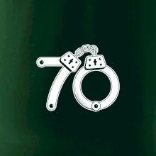 Narozeninové tričko pro policajta - pouta 70