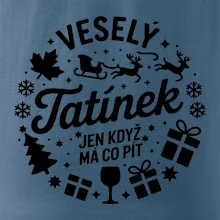 Veselý tatínek jen když  má co pít
