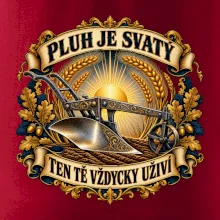 Posvátný pluh s pšeničnou svatozáří