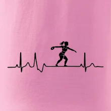 EKG hod diskem