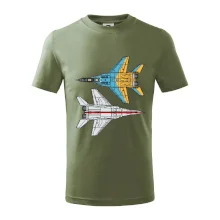 Mig 29 Fulcrum ze spoda a ze zhora